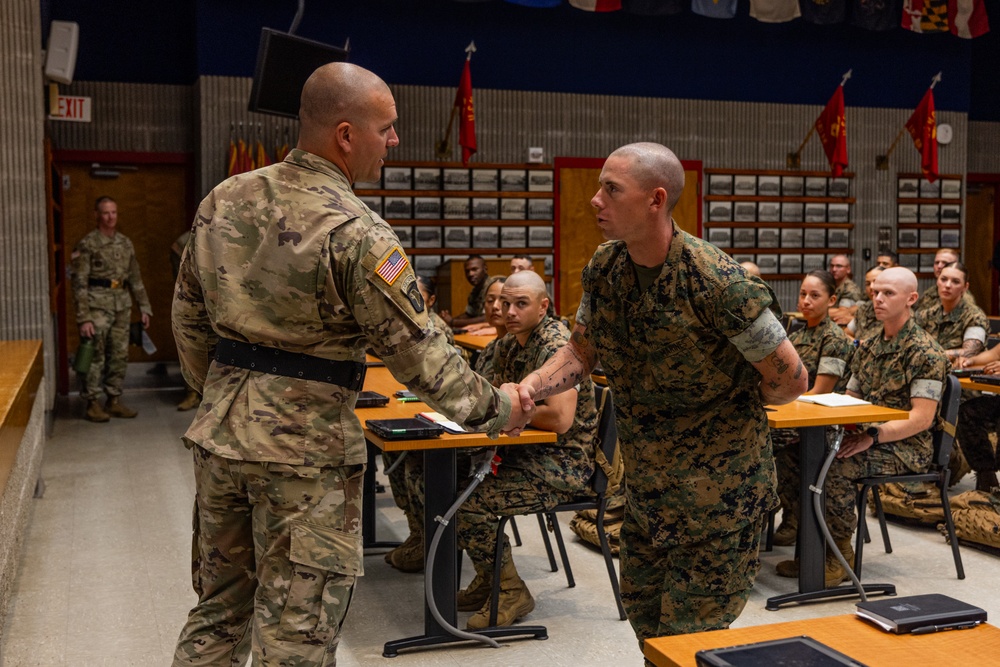 U.S. Army Drill Sergeant Academy visits MCRD Parris Island