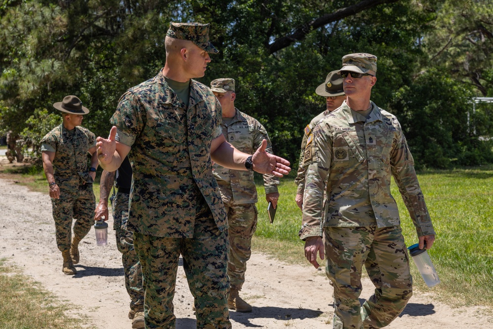 U.S. Army Drill Sergeant Academy visits MCRD Parris Island