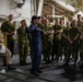 His Majesty The King’s Guard 3rd Company Tours USS Iwo Jima