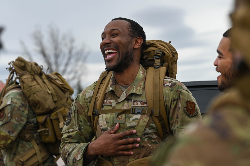 28th Security Forces Squadron Ruck March