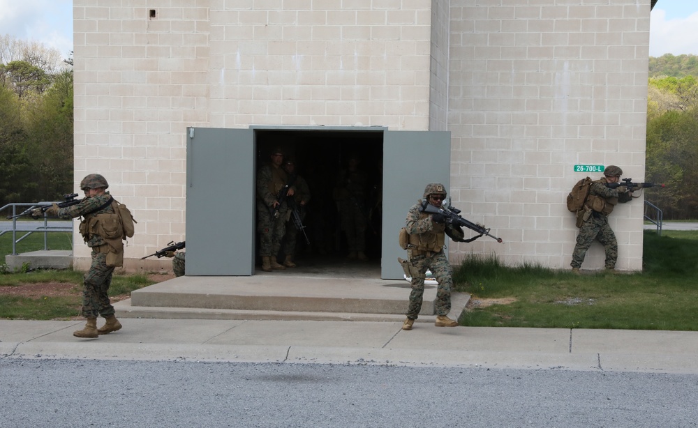 U.S. Marines Train at Combined Arms Collective Training Facility