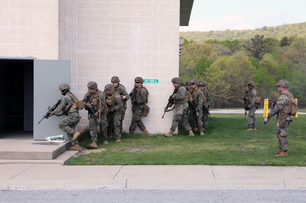 U.S. Marines Train at Combined Arms Collective Training Facility
