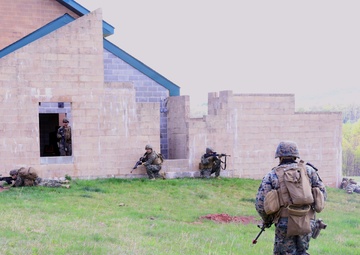 U.S. Marines Train at Combined Arms Collective Training Facility
