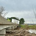 Indiana National Guardsmen supported efforts in southern Indiana to clear a log jam