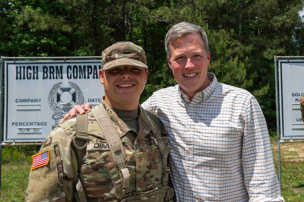 Secretary of the Army, Hon. Dan Driscoll, visits and engages with trainees in Basic Combat Training and Soldiers stationed at Fort Jackson, SC