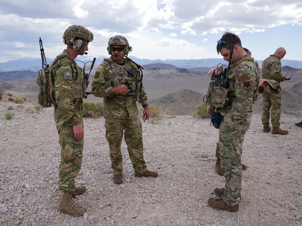 New Zealand JTACs train with 422nd Test and Evaluation Squadron TACPs