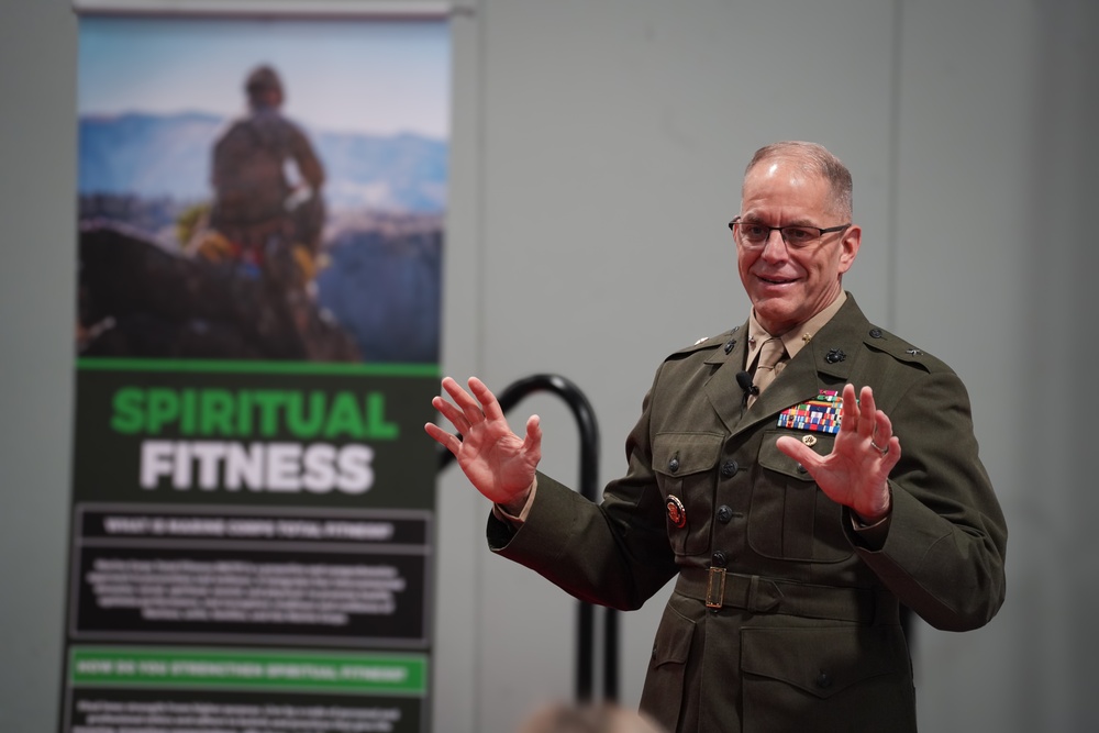 Chaplain of the Marine Corps speaks on Spiritual Fitness