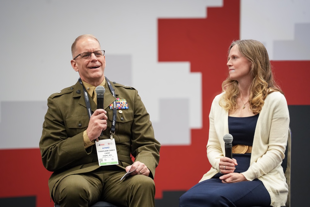 Chaplain of the Marine Corps and Wife deliver Keynote Presentation