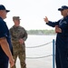 375th AMW leadership visits local USCG Base