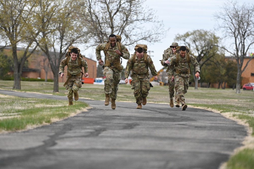 28th Security Forces Squadron Ruck March
