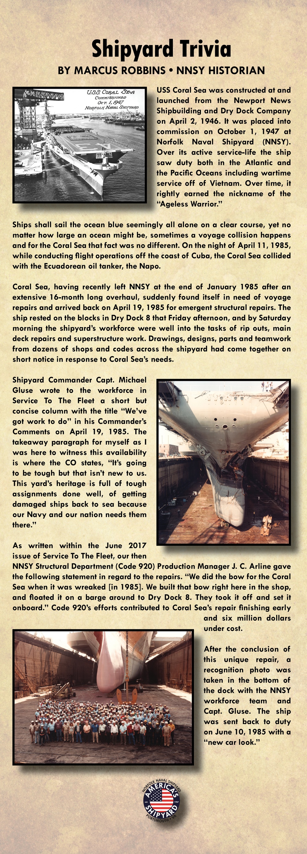 Shipyard Trivia: May 2025