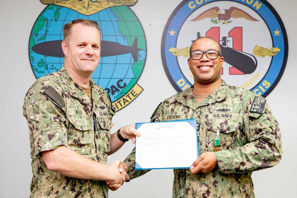 Commander, Submarine Squadron 11 Awards-At-Quarters