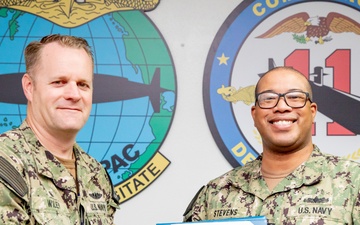 Commander, Submarine Squadron 11 Awards-At-Quarters