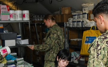 Expeditionary Medical Facility Kilo conducts simultaneous training evolutions during Operational Readiness Exercise