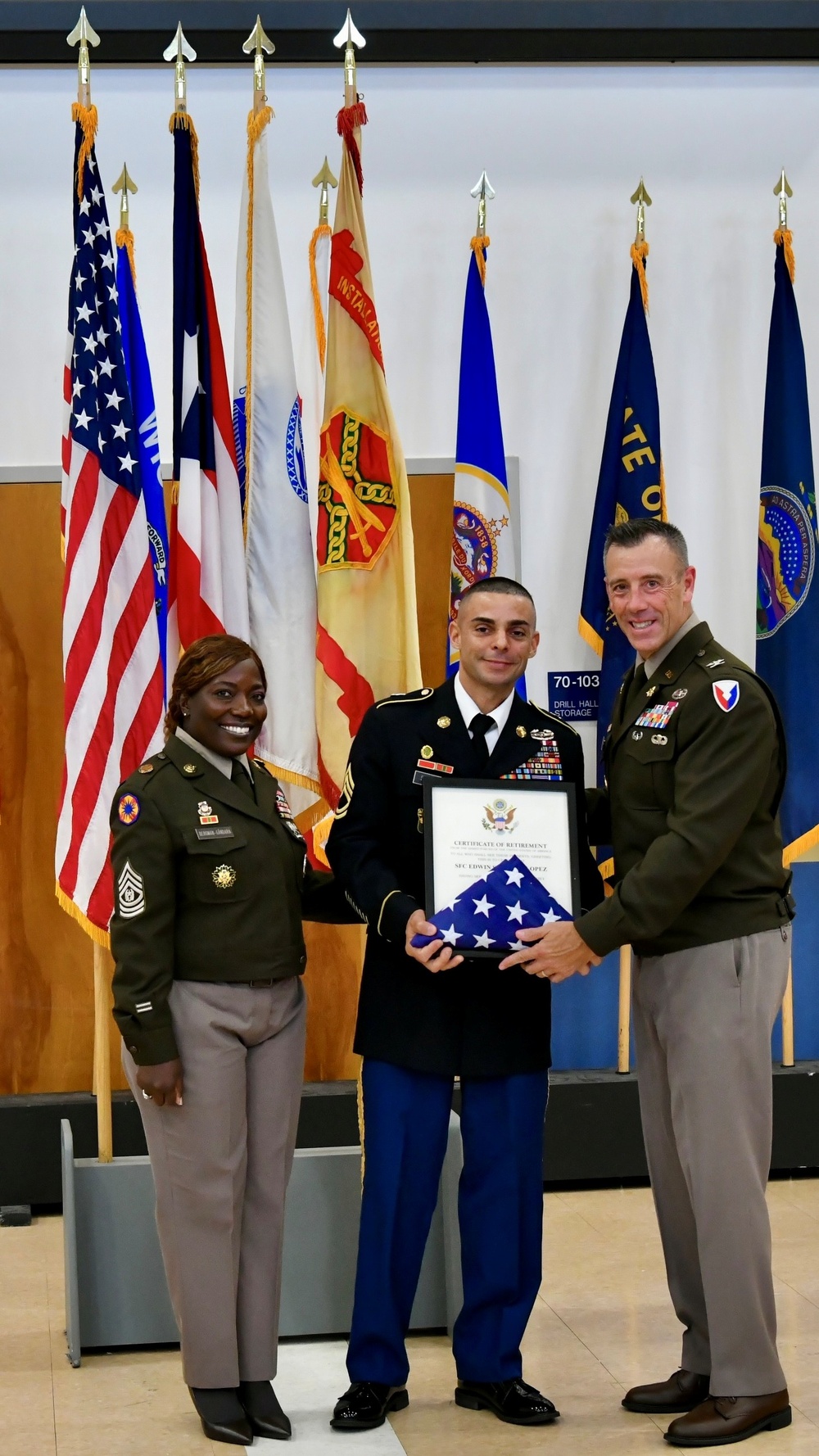 Fort Buchanan Honors Service Members in Retirement Ceremony