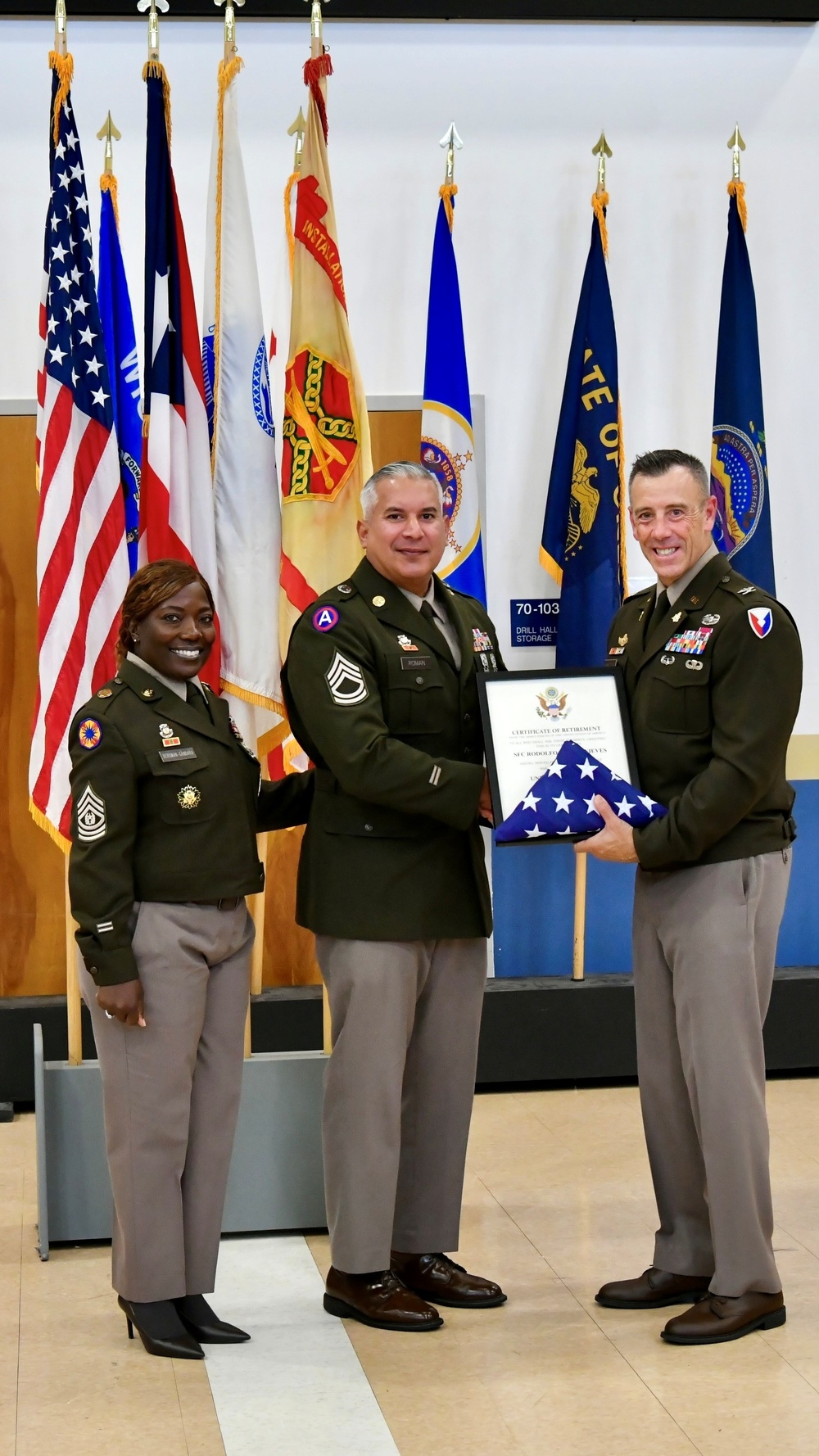 Fort Buchanan Honors Service Members in Retirement Ceremony