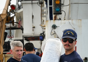 Coast Guard offloads more than $14 million in illicit drugs interdicted in Caribbean Sea