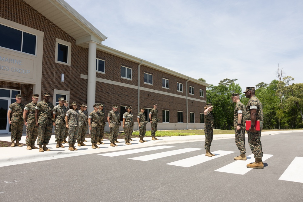 2nd Marine Logistics Group Award ceremony