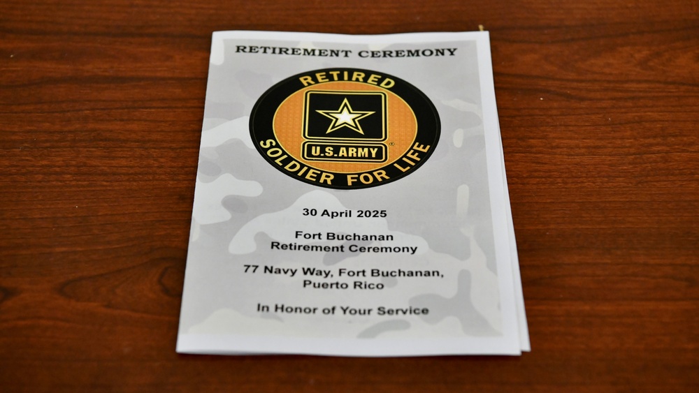 Fort Buchanan Honors Service Members in Retirement Ceremony