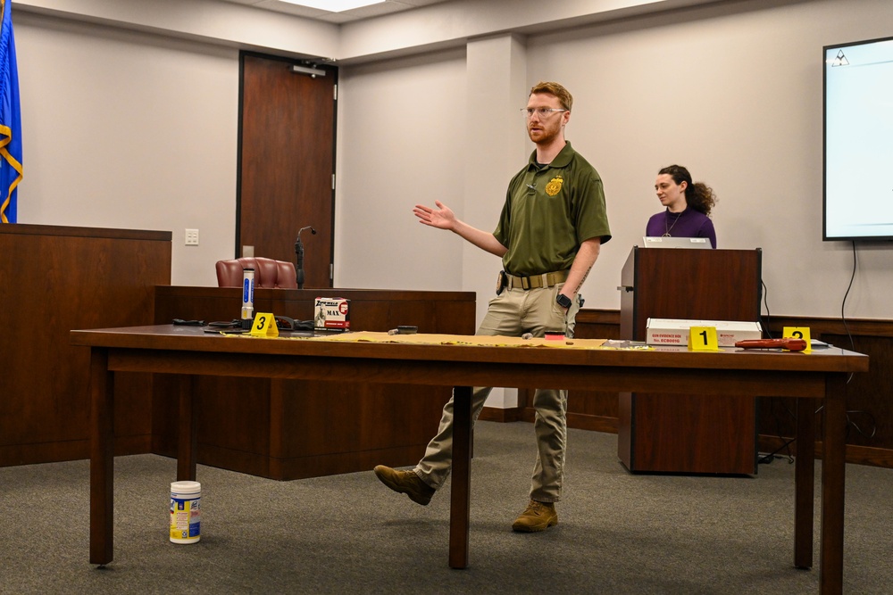 From Classroom to Courtroom: Students participate in mock trial at Altus AFB