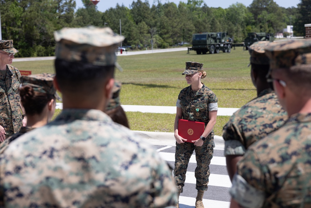 2nd Marine Logistics Group Award ceremony