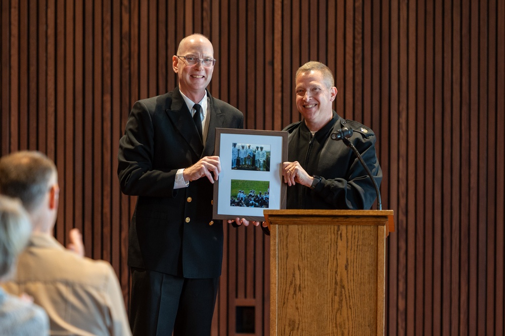 U.S. Navy Band hosts retirement ceremony for Masterchief Musician David Kolo