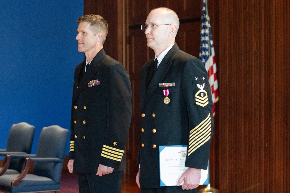U.S. Navy Band hosts retirement ceremony for Masterchief Musician David Kolo