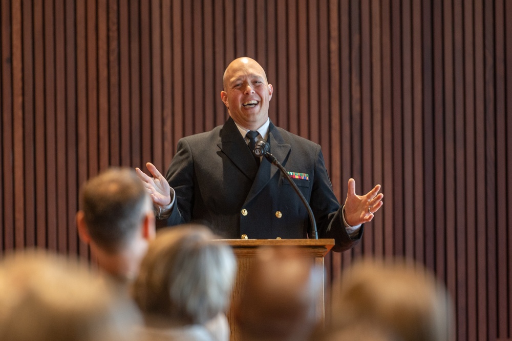 U.S. Navy Band hosts retirement ceremony for Masterchief Musician David Kolo