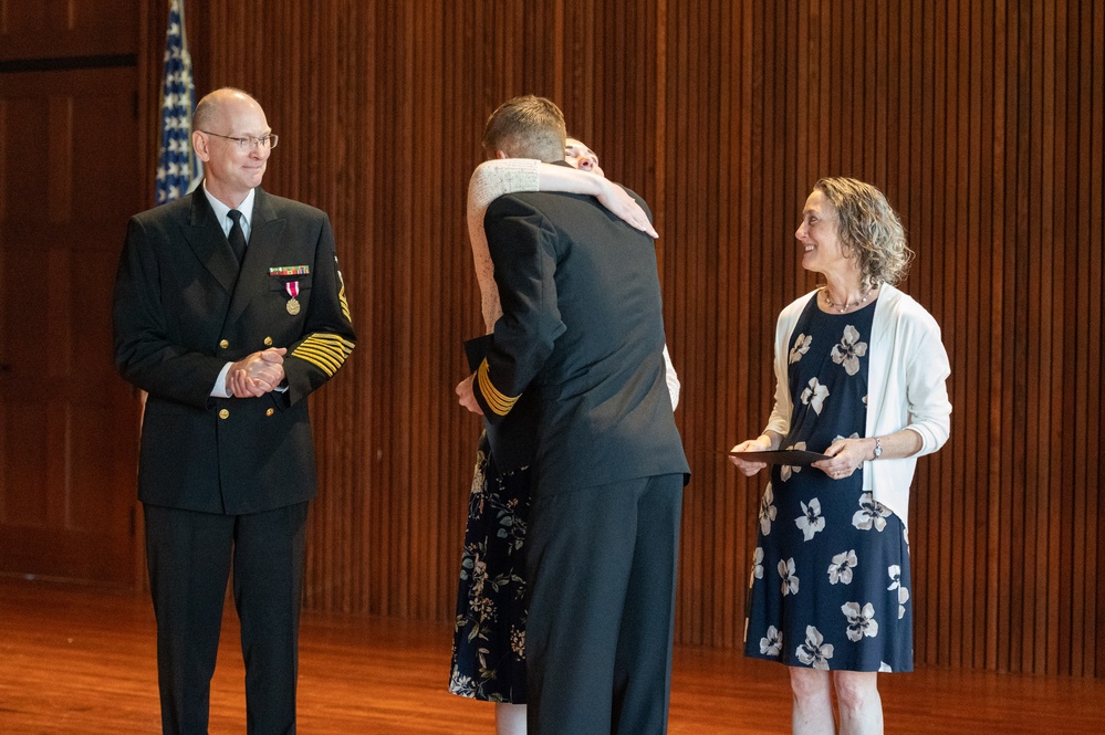 U.S. Navy Band hosts retirement ceremony for Masterchief Musician David Kolo
