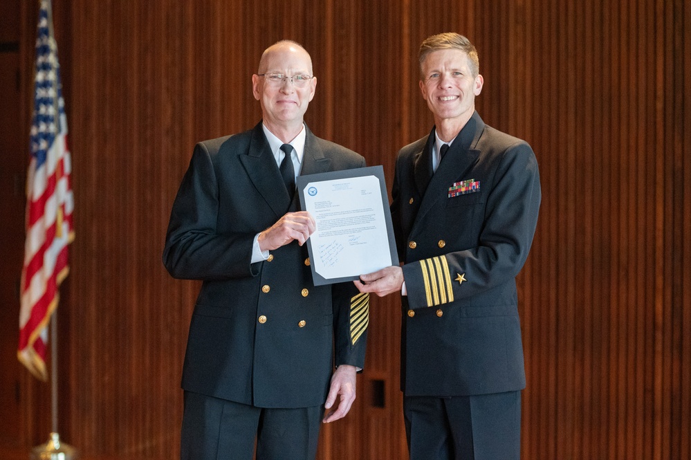 U.S. Navy Band hosts retirement ceremony for Masterchief Musician David Kolo