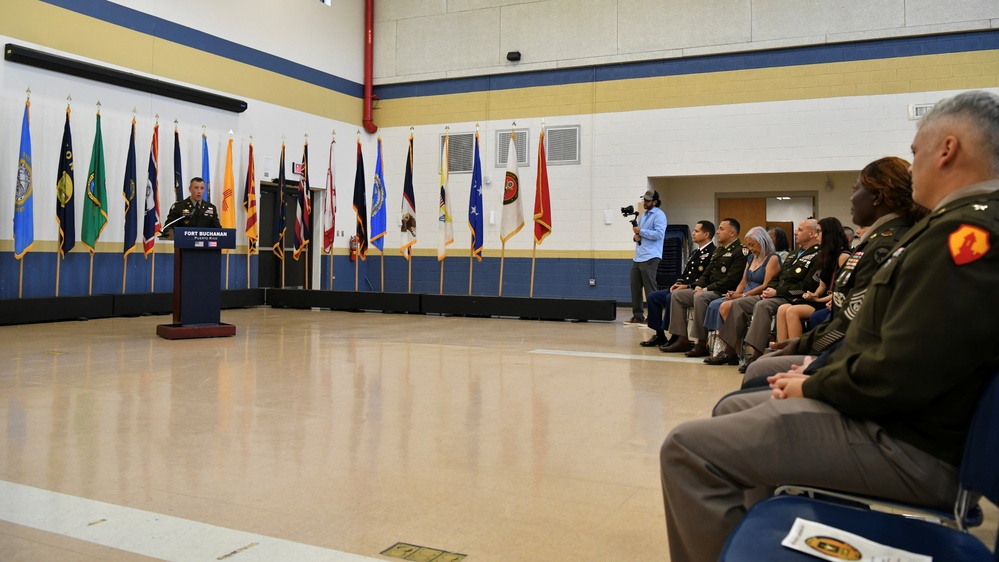 Fort Buchanan Honors Service Members in Retirement Ceremony