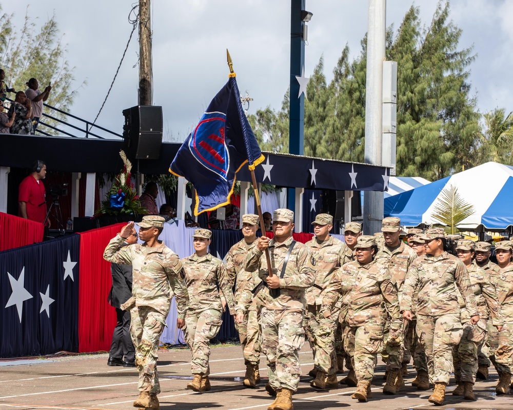 9th Mission Support Command Celebrates 125th American Samoa Flag Day