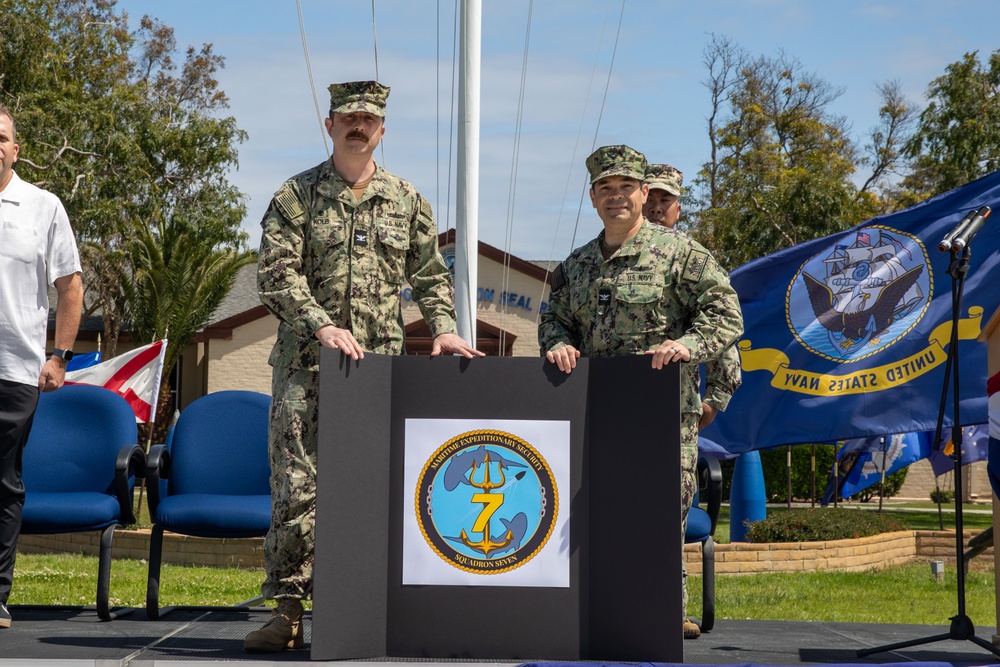 Maritime Expeditionary Security Squadron (MSRON) 7 establishment ceremony
