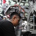 Pearl Harbor Naval Shipyard Mechanics at Work Aboard USS Illinois