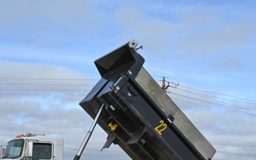 28th Civil Engineer Squadron Constructs Temporary Haul Road For B-21 Construction