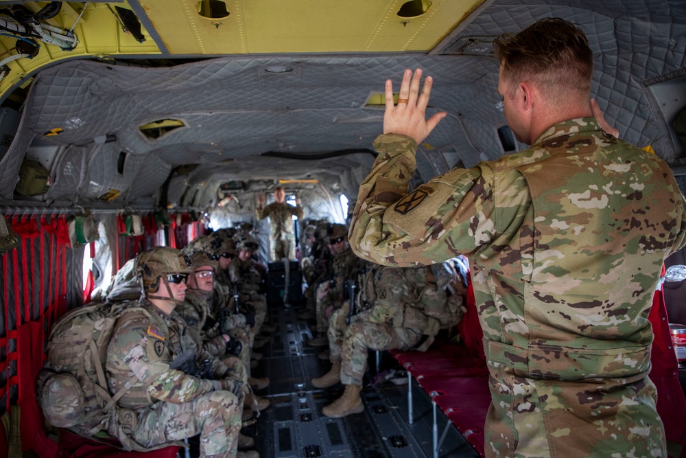10th Mountain Division Soldiers Train for the Upcoming Mountain Peak Exercise