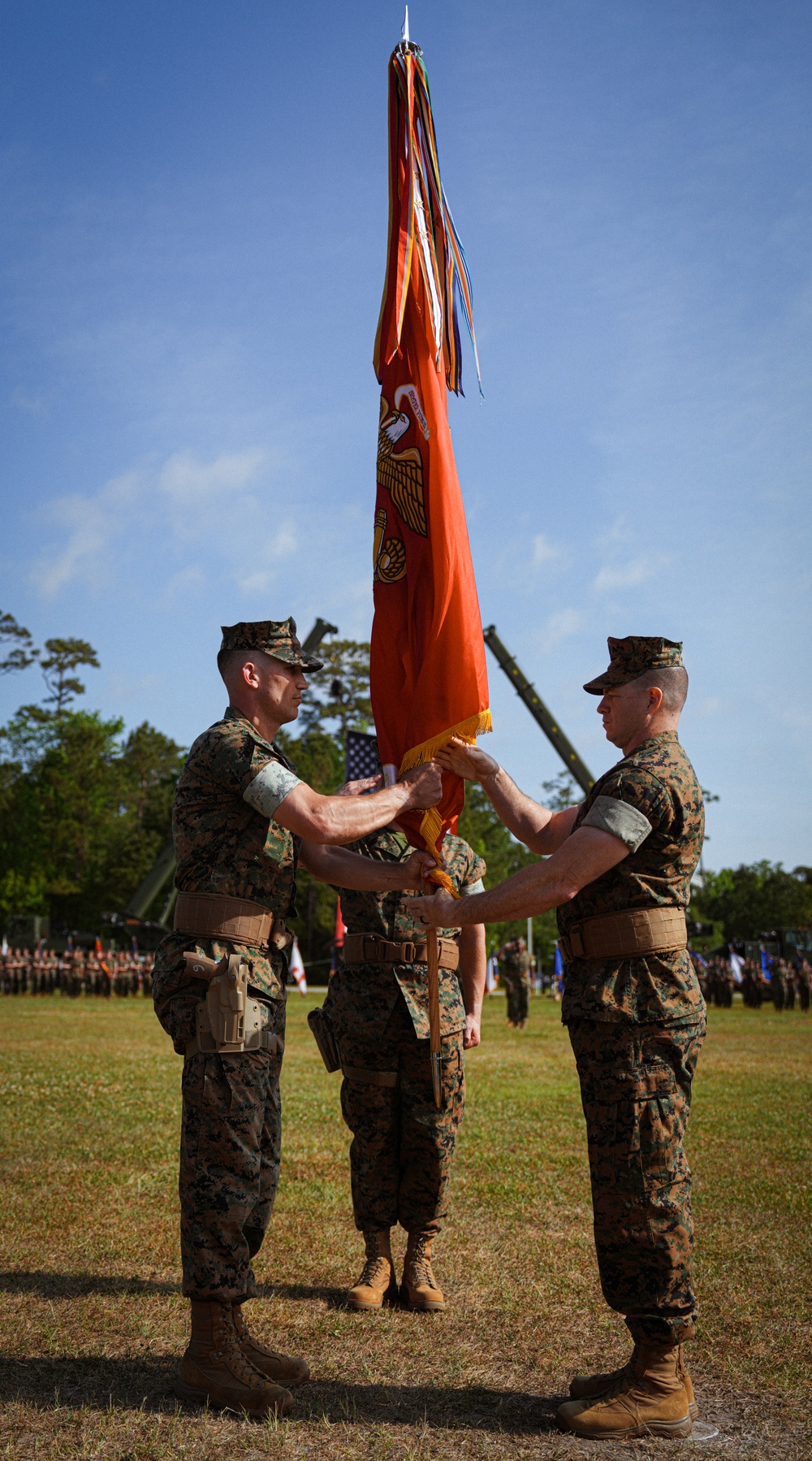 Combat Logistics Battalion 8 Change of Command Ceremony