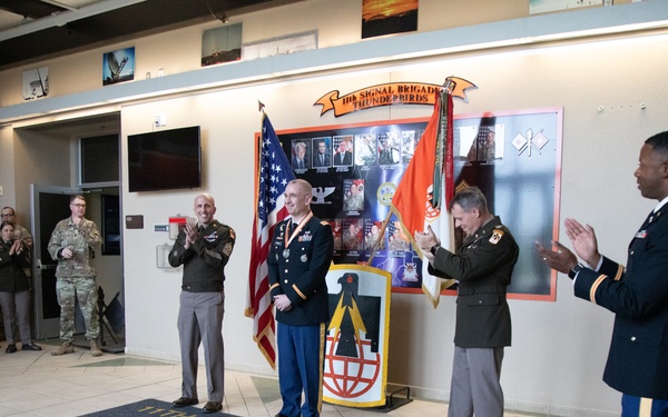 11th Signal Brigade Awards the Silver Order of Mercury During Ceremony