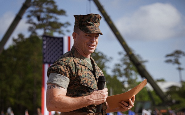 Combat Logistics Battalion 8 Change of Command Ceremony