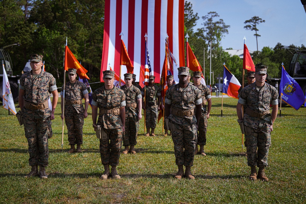 Combat Logistics Battalion 8 Change of Command Ceremony