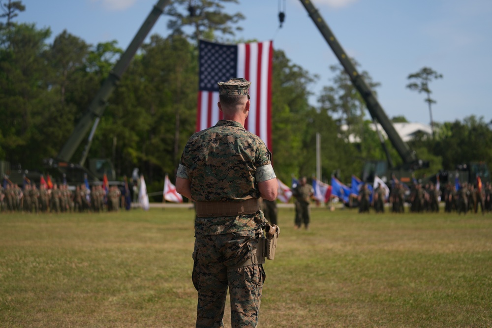 Combat Logistics Battalion 8 Change of Command Ceremony
