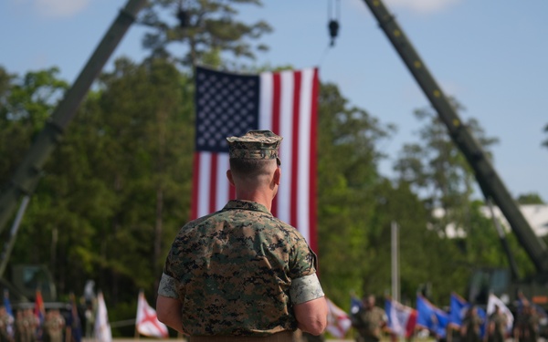 Combat Logistics Battalion 8 Change of Command Ceremony