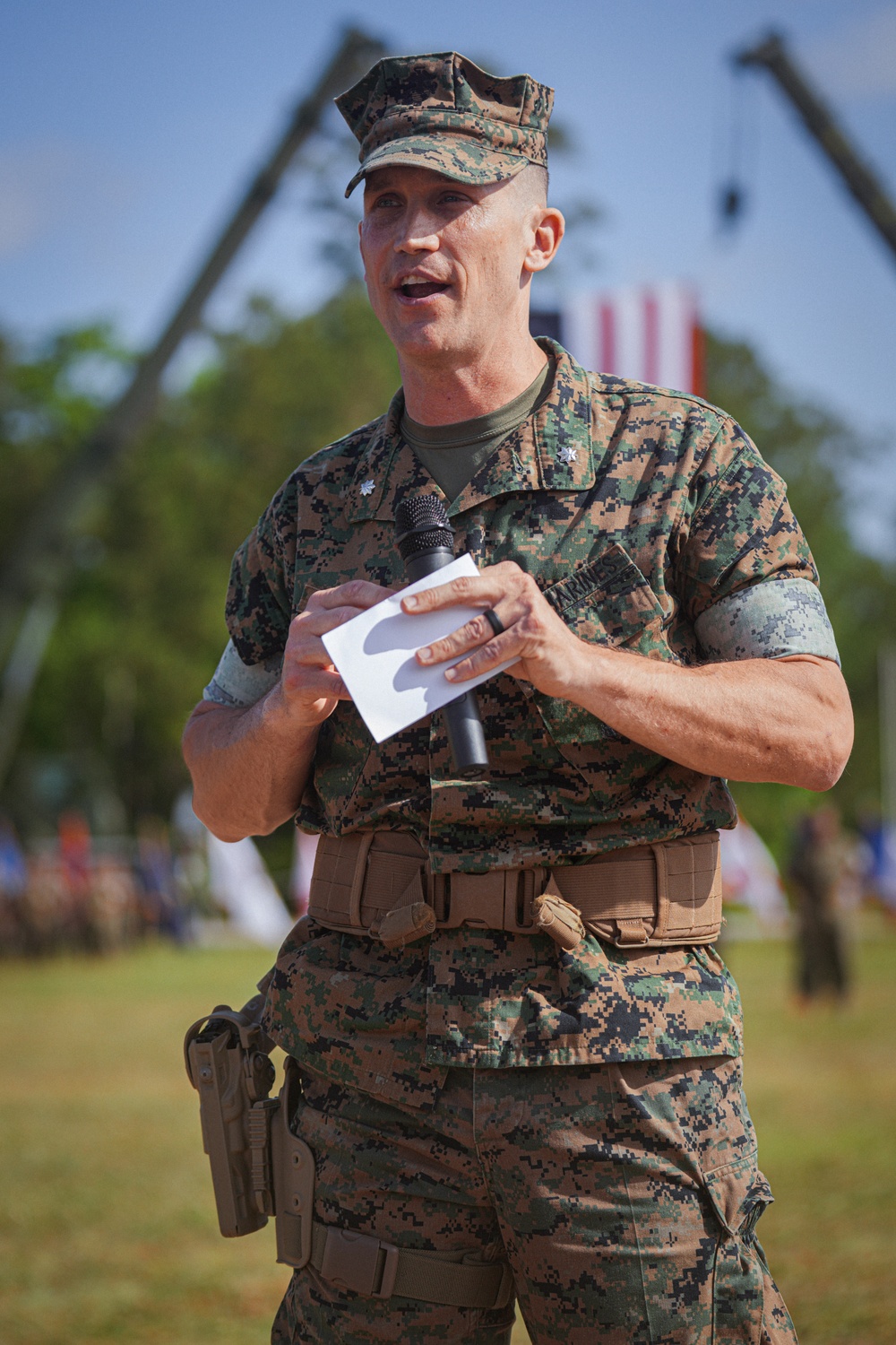 Combat Logistics Battalion 8 Change of Command Ceremony