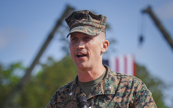 Combat Logistics Battalion 8 Change of Command Ceremony