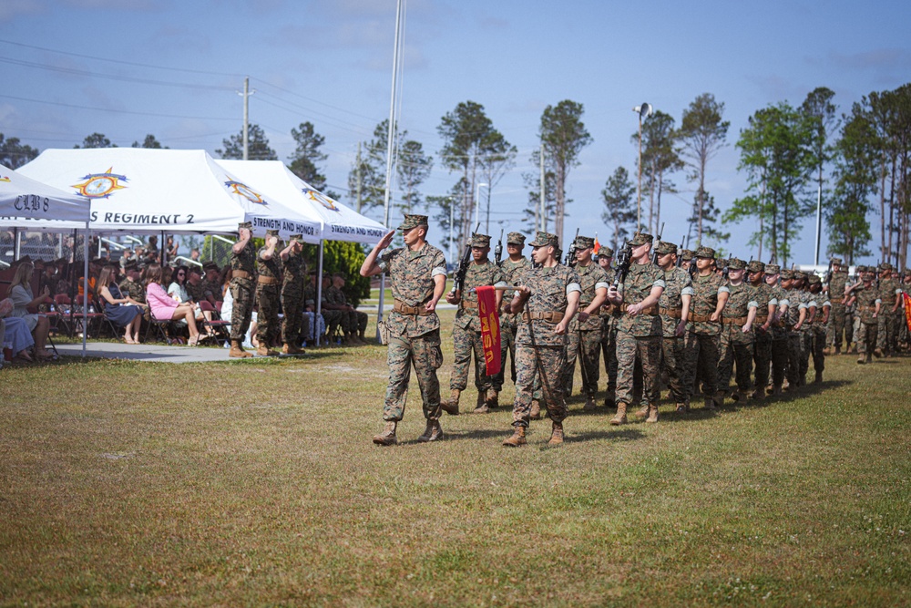 Combat Logistics Battalion 8 Change of Command Ceremony