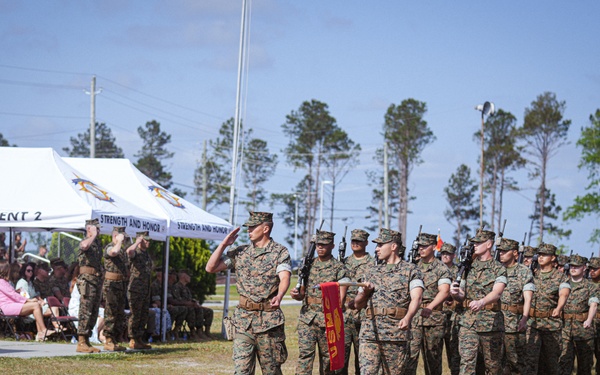 Combat Logistics Battalion 8 Change of Command Ceremony