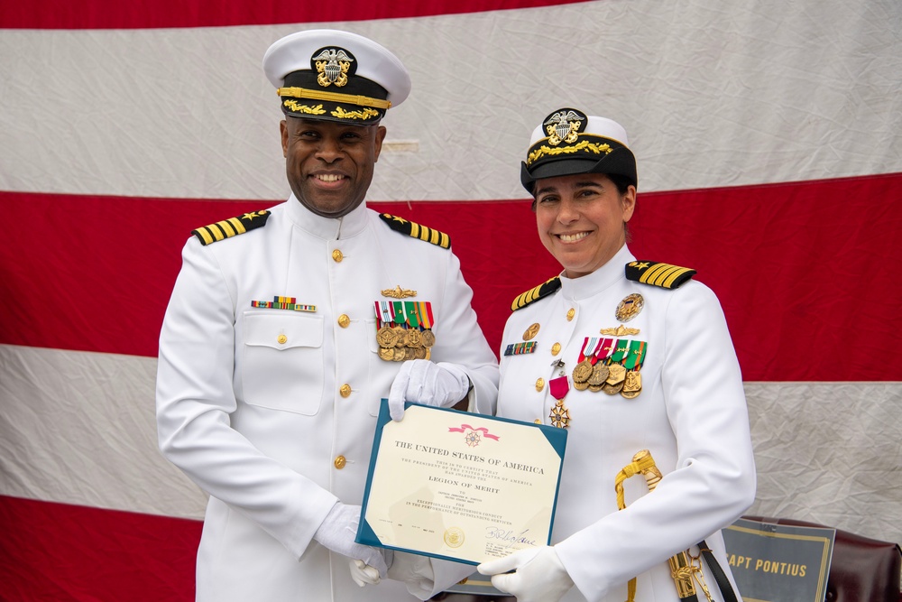 USS Cape St. George Changes Hands