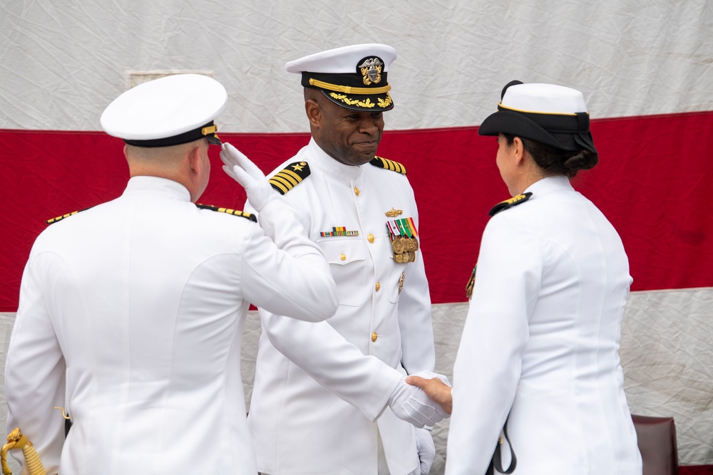 USS Cape St. George Changes Hands