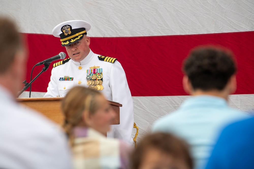 USS Cape St. George Changes Hands