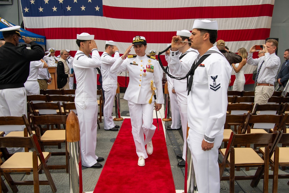 USS Cape St. George Changes Hands